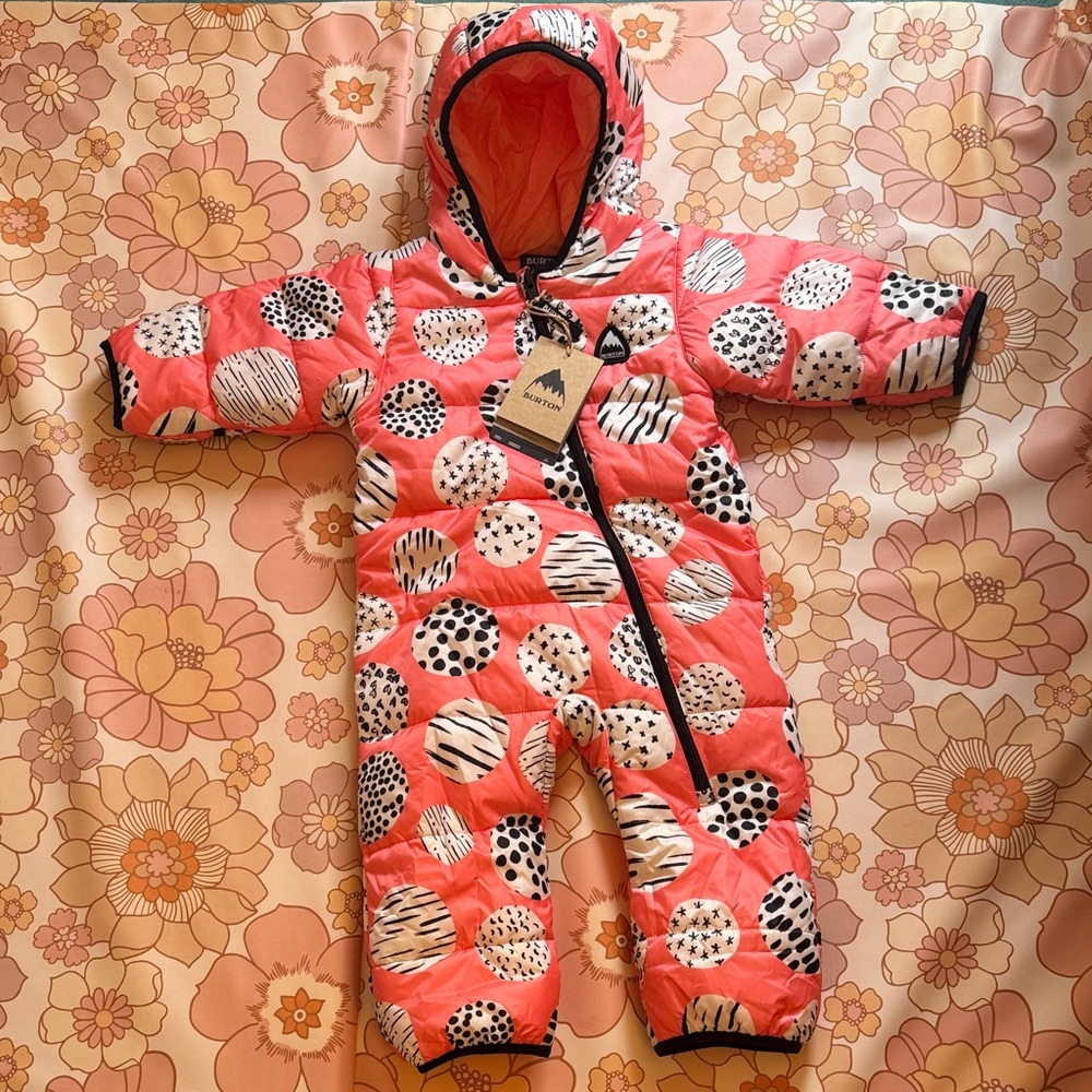 Burton Infant Buddy Bunting Suit in Doodle Dot 18M